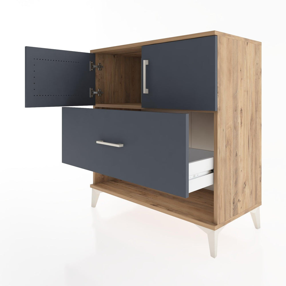 Woodntry Modüler Şifonyer Çam 88x44x84 cm Fonksiyonel F120-3