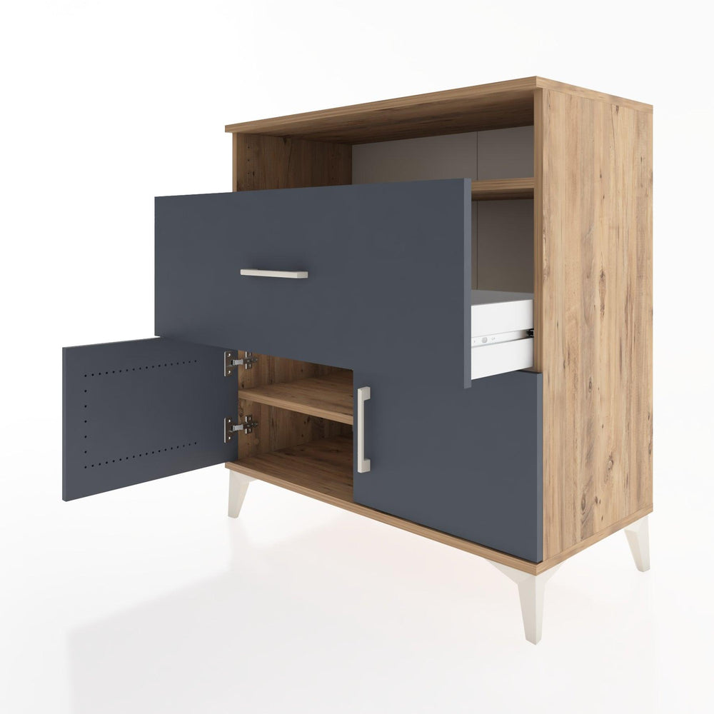 Woodntry Modüler Şifonyer Çam 88x44x84 cm Fonksiyonel F117-3