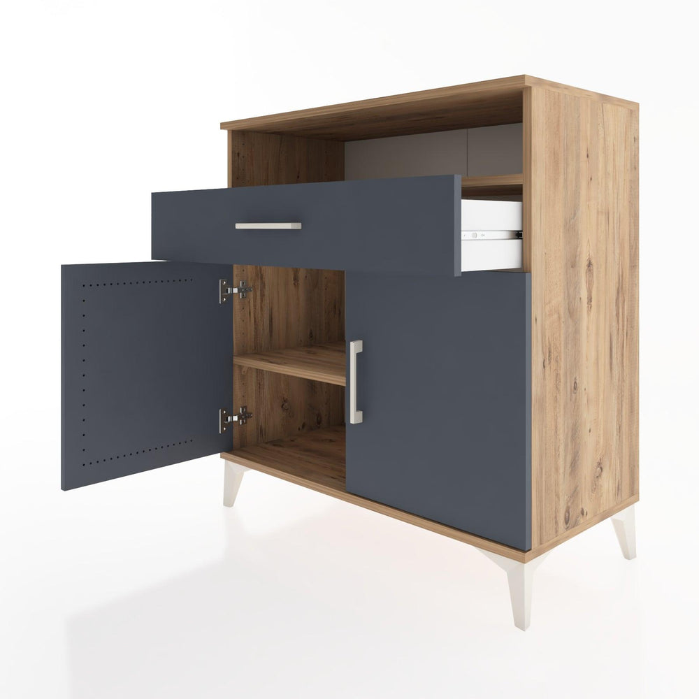 Woodntry Modüler Şifonyer Çam 88x44x84 cm Fonksiyonel F35-3