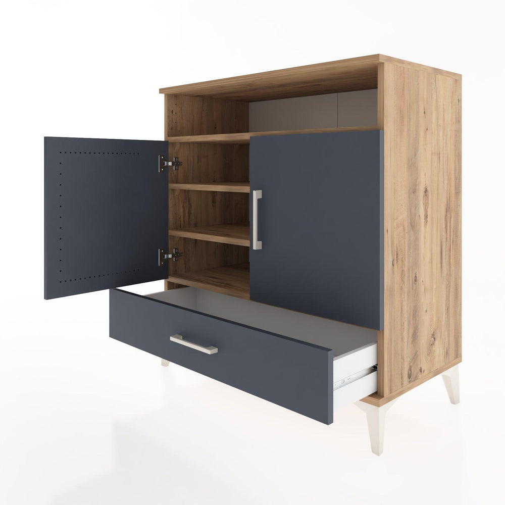 Woodntry Modüler Şifonyer Çam 88x44x84 cm Fonksiyonel F61-3