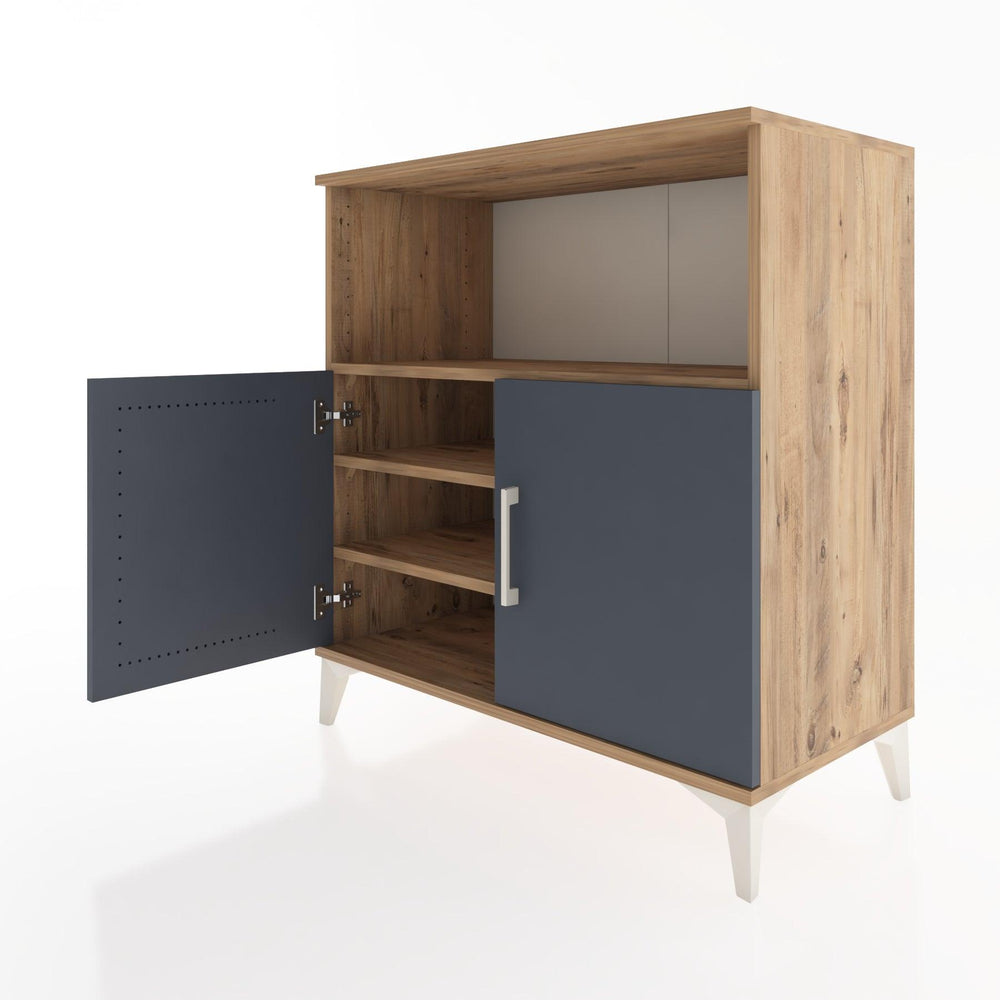 Woodntry Modular Dresser Pine 88x44x84 cm with Cover and Shelf KR40-3