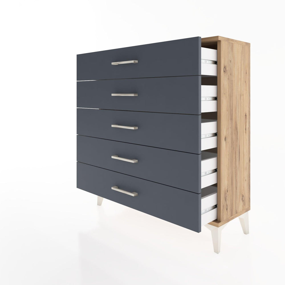 Woodntry Modular Dresser Pine 88x30x84 cm Drawer C1-3