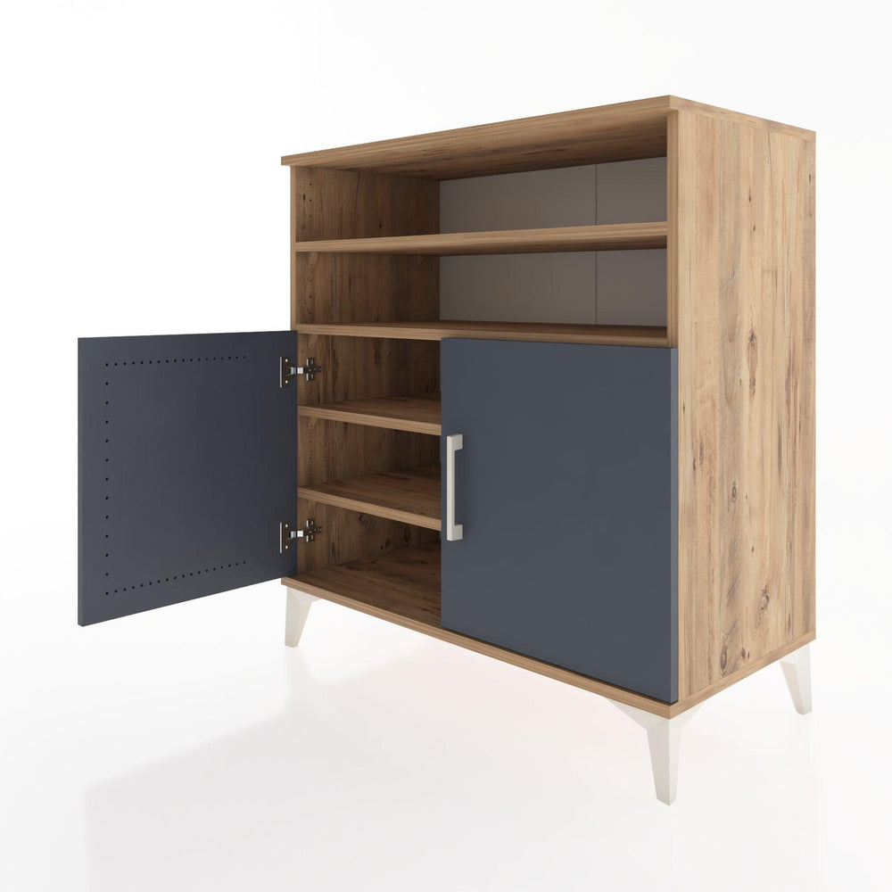 Woodntry Modular Dresser Pine 88x44x84 cm with Cover and Shelf KR37-3