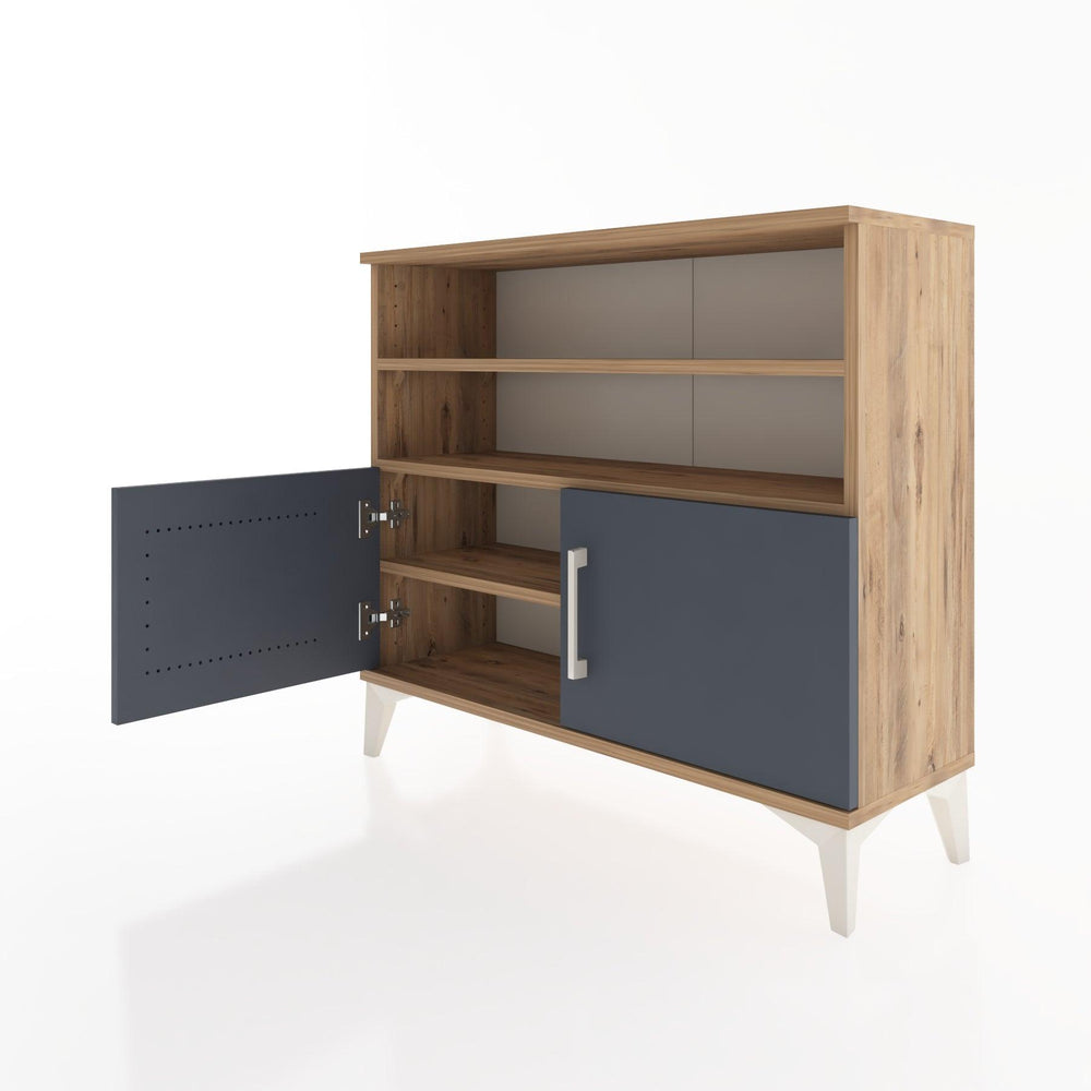 Woodntry Modüler Şifonyer Çekmece Raf Kapaklı 88x30x68 cm Aytaşı - Woodntry