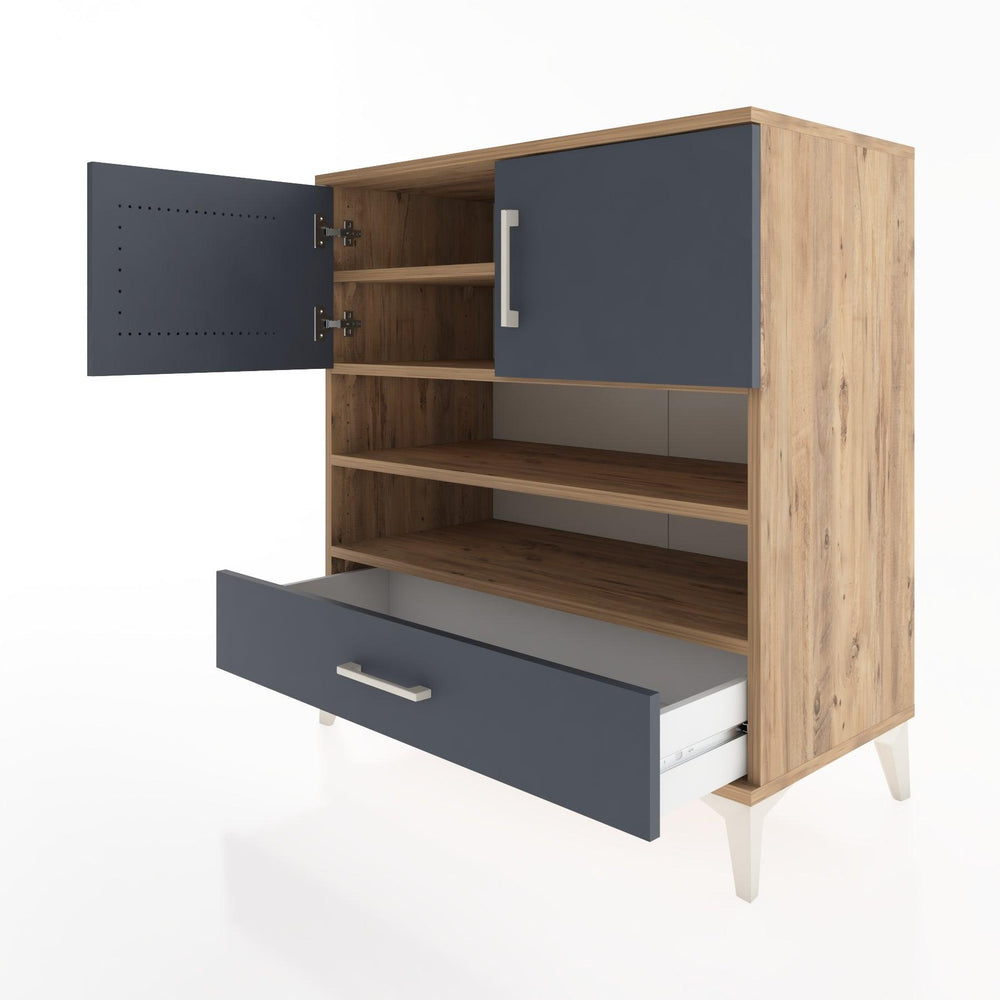 Woodntry Modüler Şifonyer Çam 88x44x84 cm Fonksiyonel F93-3