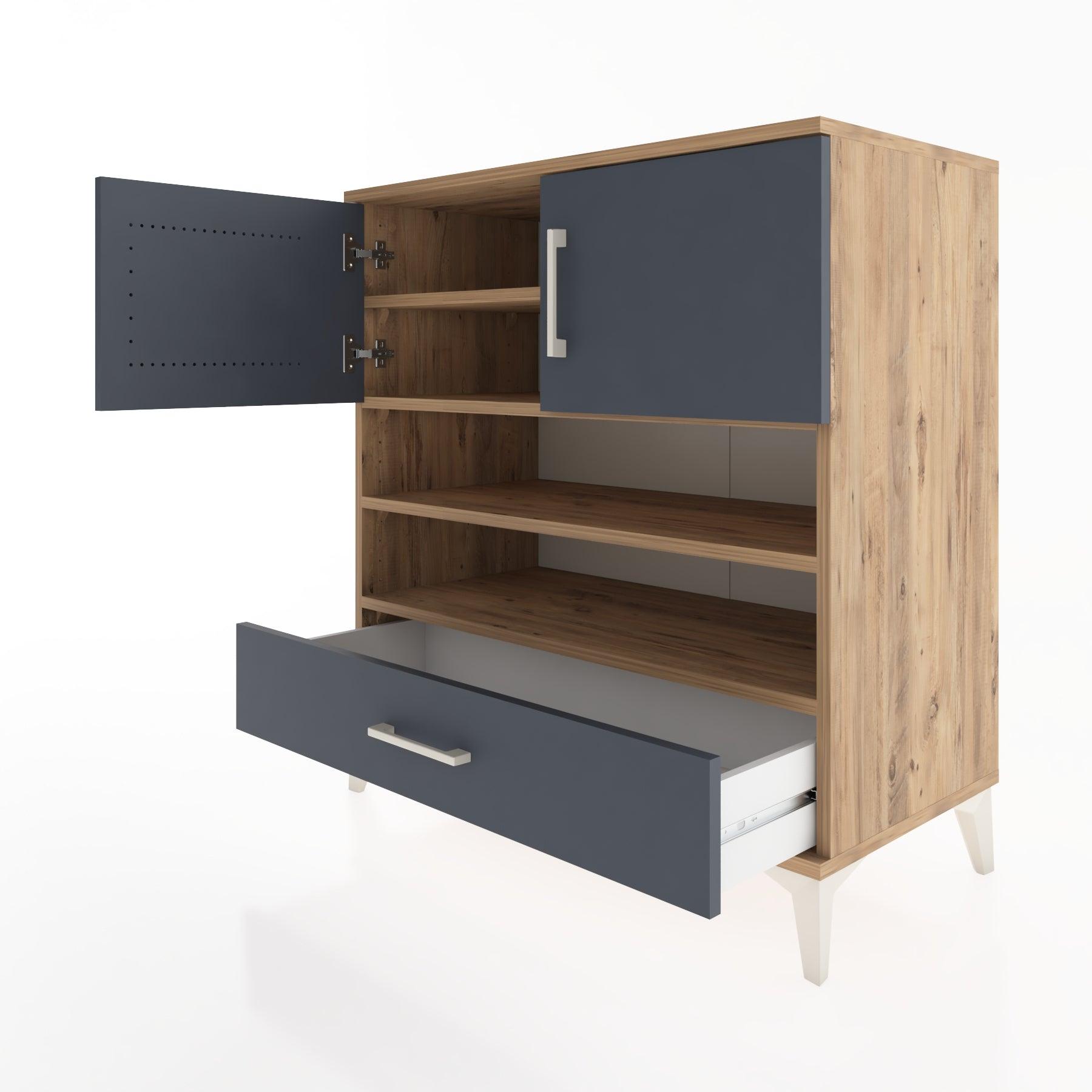 Woodntry Modular Dresser Pine 88x44x84 cm Functional F93-3