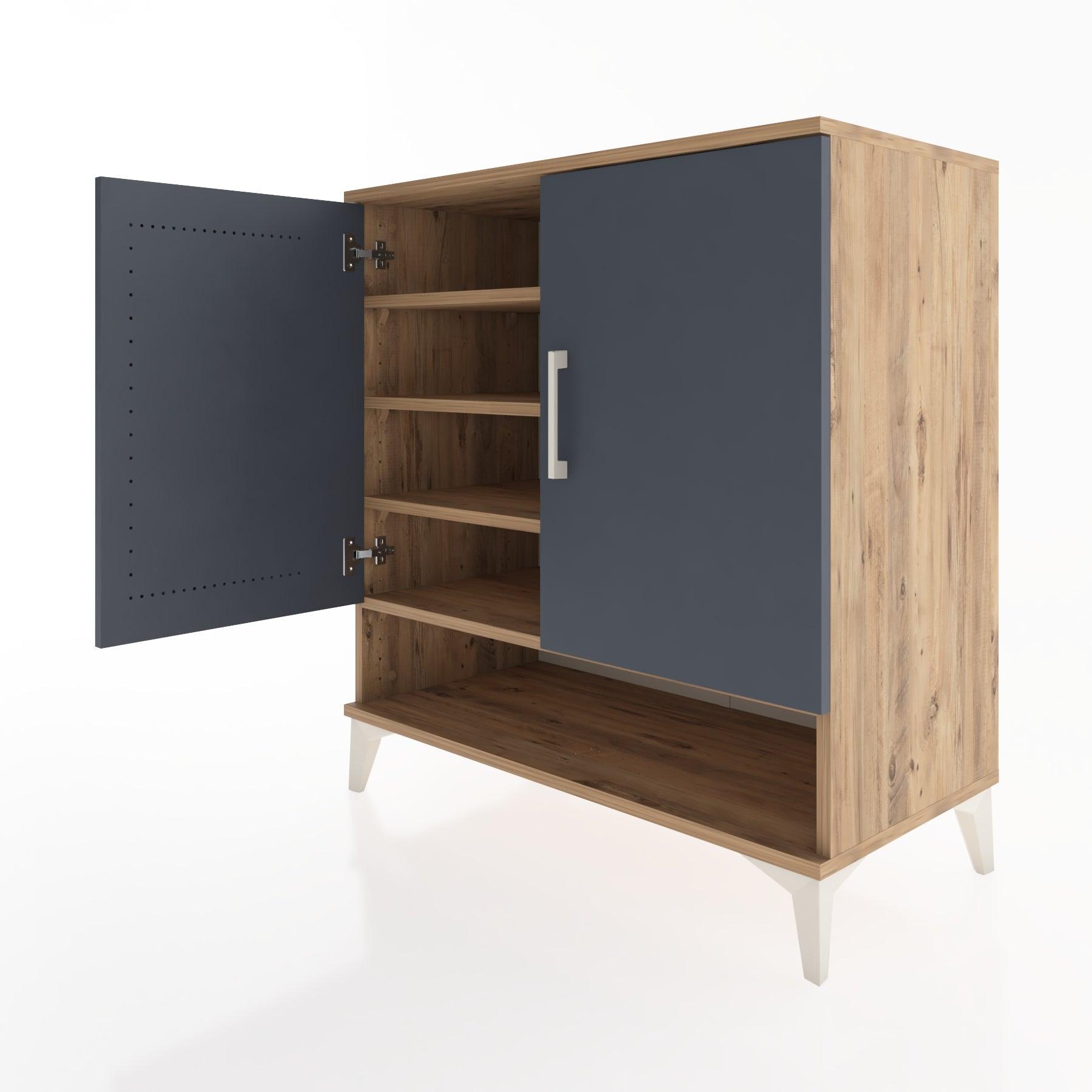 Woodntry Modular Dresser Pine 88x44x84 cm with Cover and Shelf KR74-3