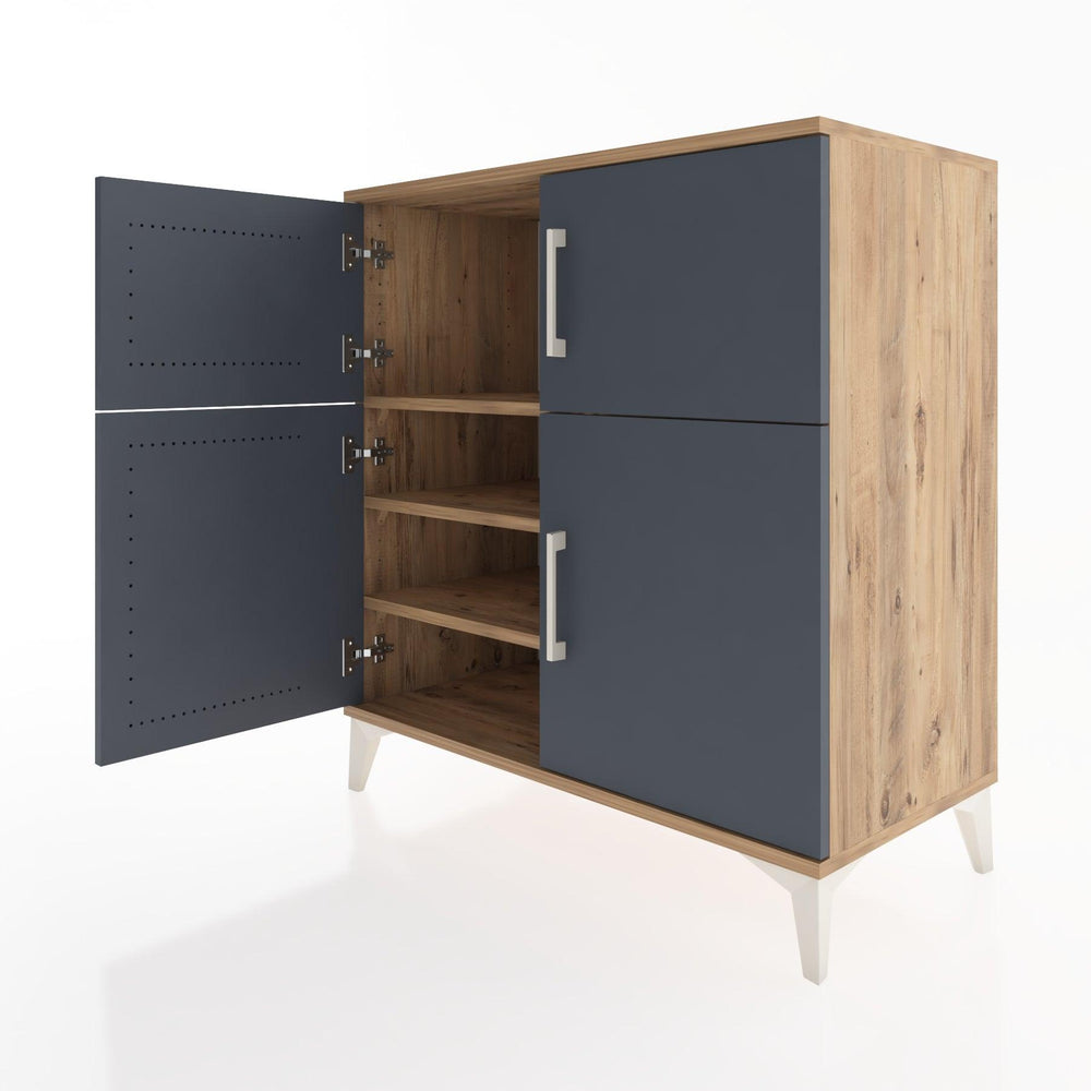 Woodntry Modüler Şifonyer Çam 88x44x84 cm Kapaklı K54-3