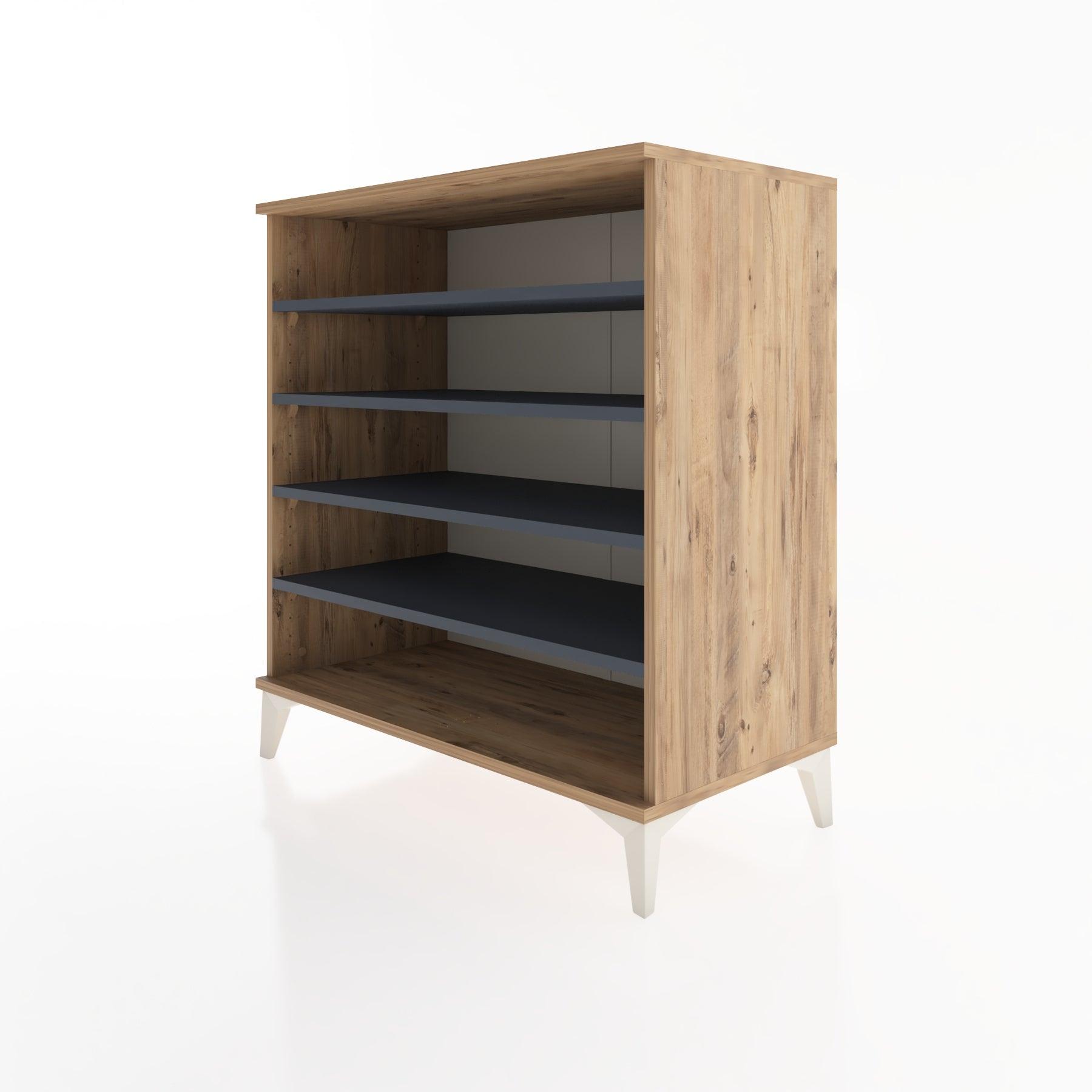 Woodntry Modular Dresser Pine 88x44x84 cm with Shelf R121-3