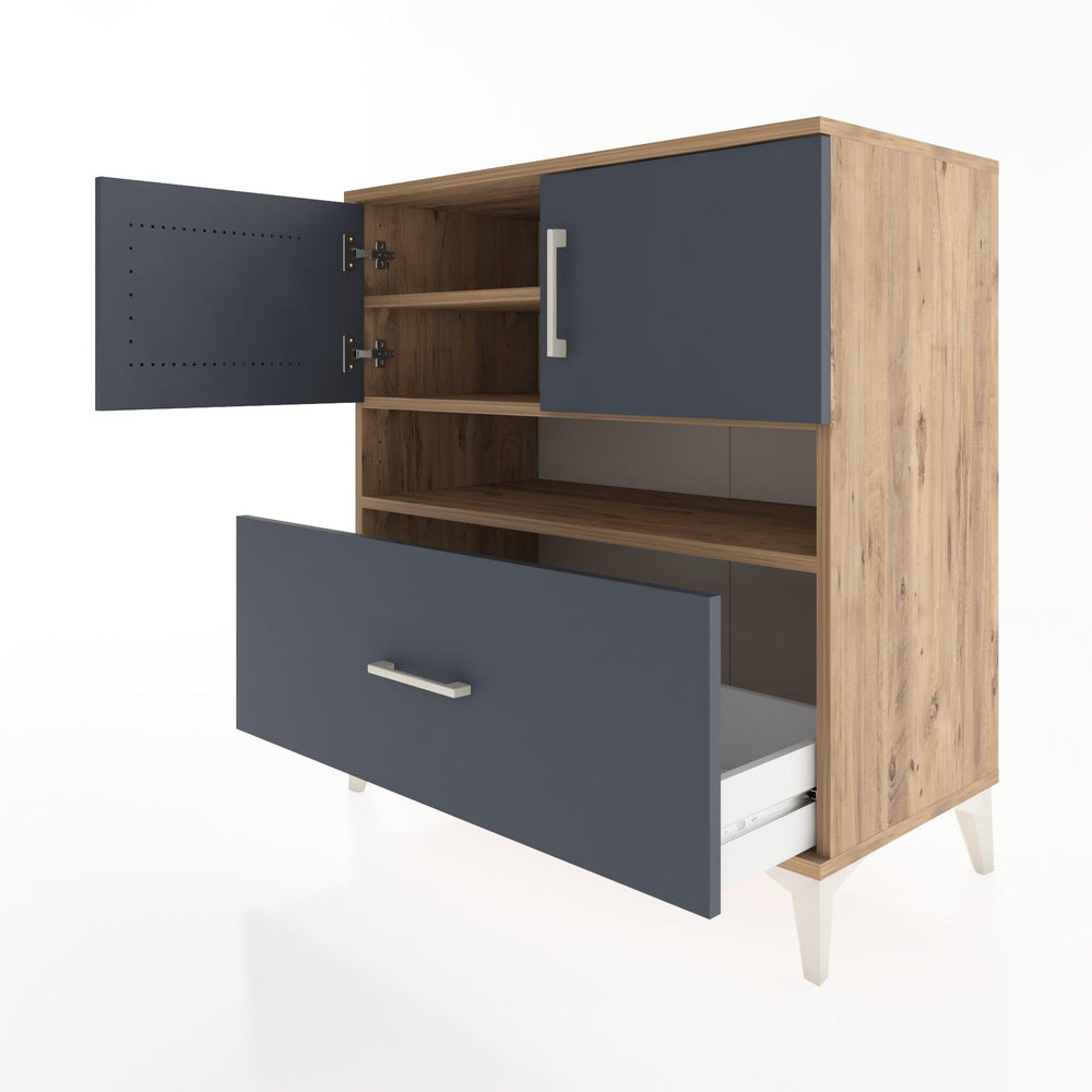 Woodntry Modüler Şifonyer Çam 88x44x84 cm Fonksiyonel F111-3