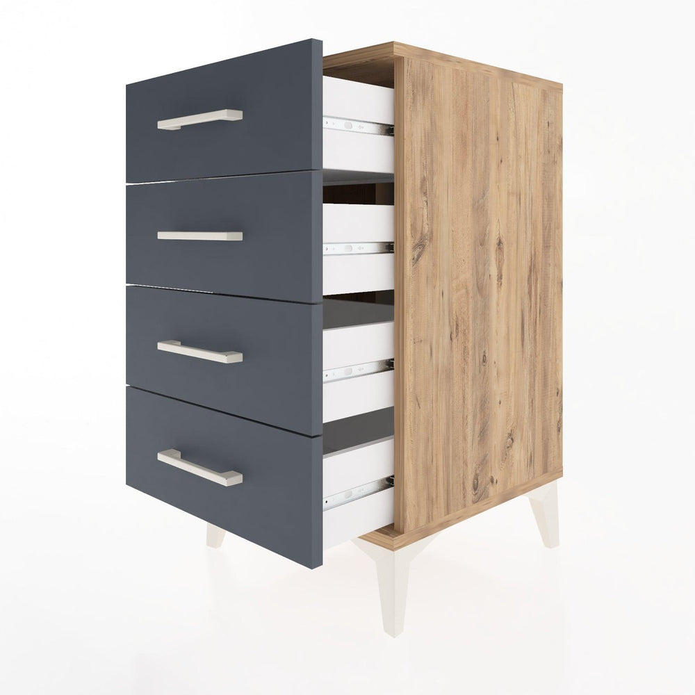 Woodntry Modular Nightstand Pine 44x44x68 cm Drawer C1-3