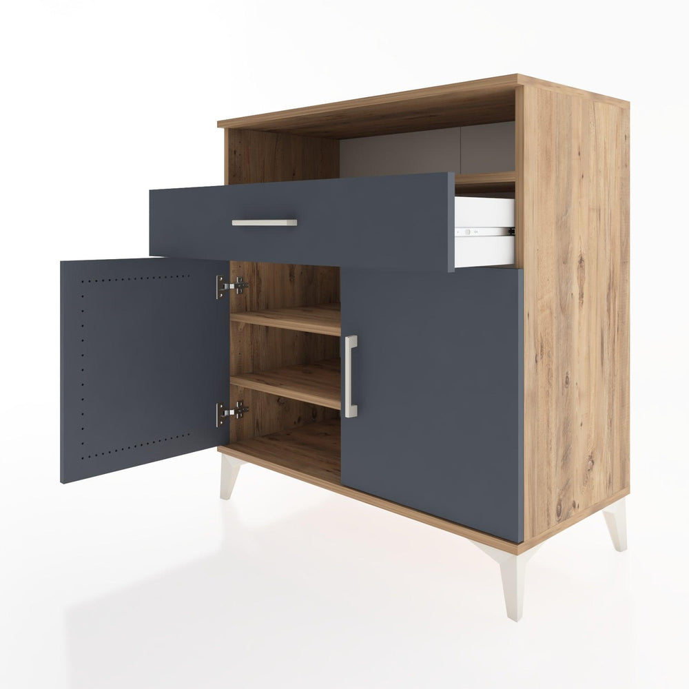 Woodntry Modüler Şifonyer Çam 88x44x84 cm Fonksiyonel F34-3