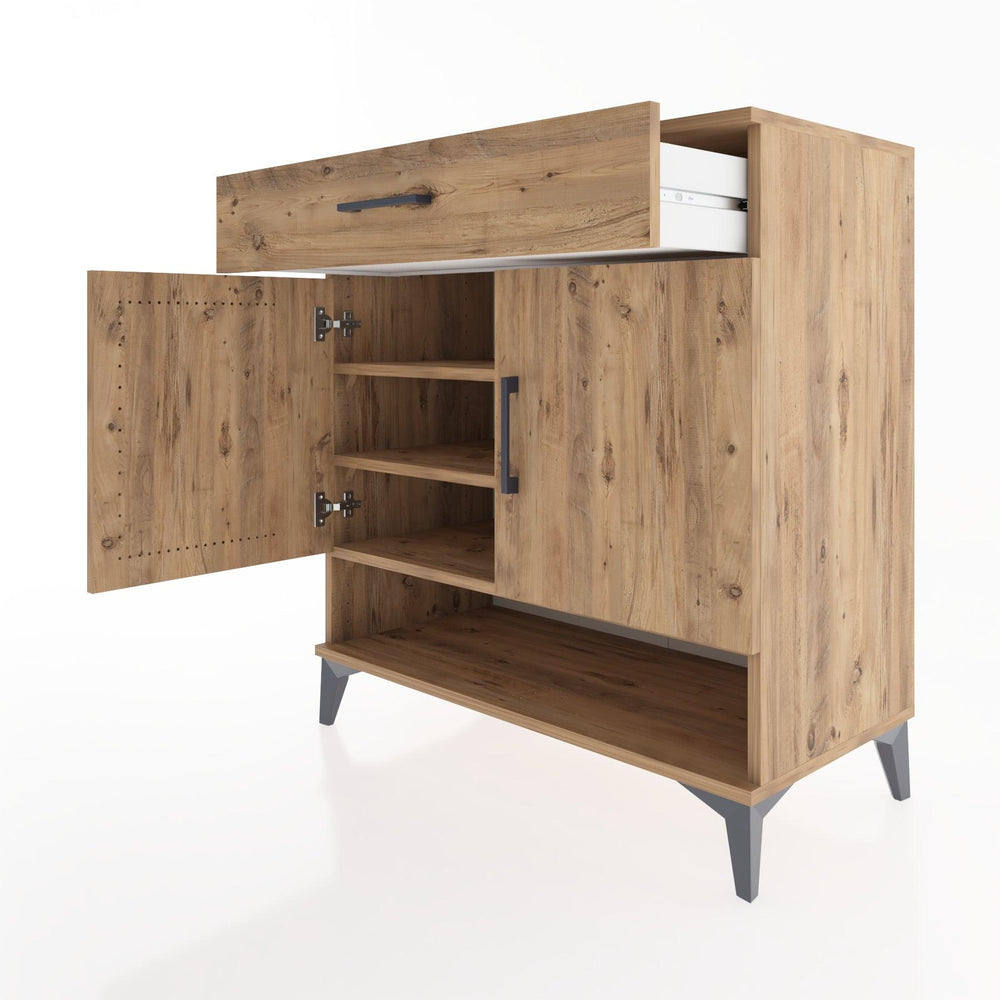 Woodntry Modüler Şifonyer Çam 88x44x84 cm Fonksiyonel F64-3