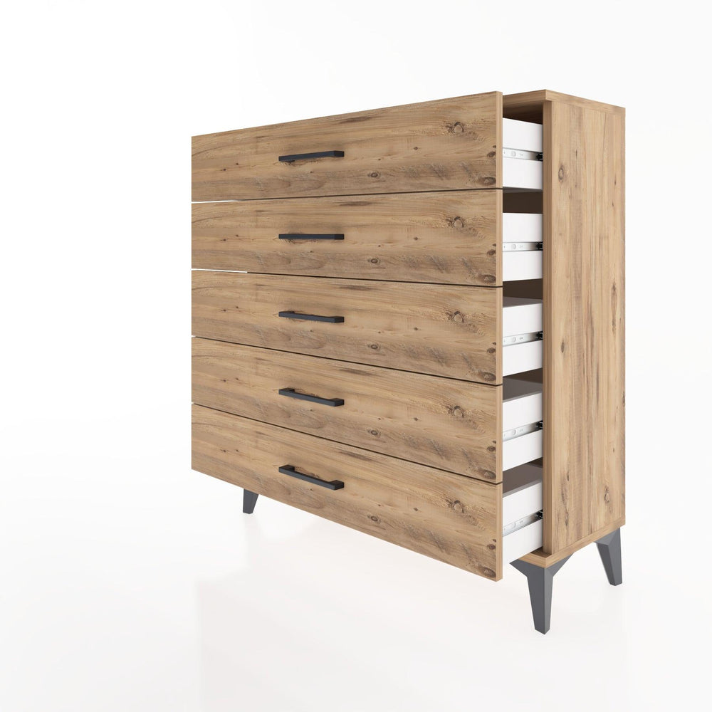 Woodntry Modular Dresser Pine 88x30x84 cm Drawer C1-3