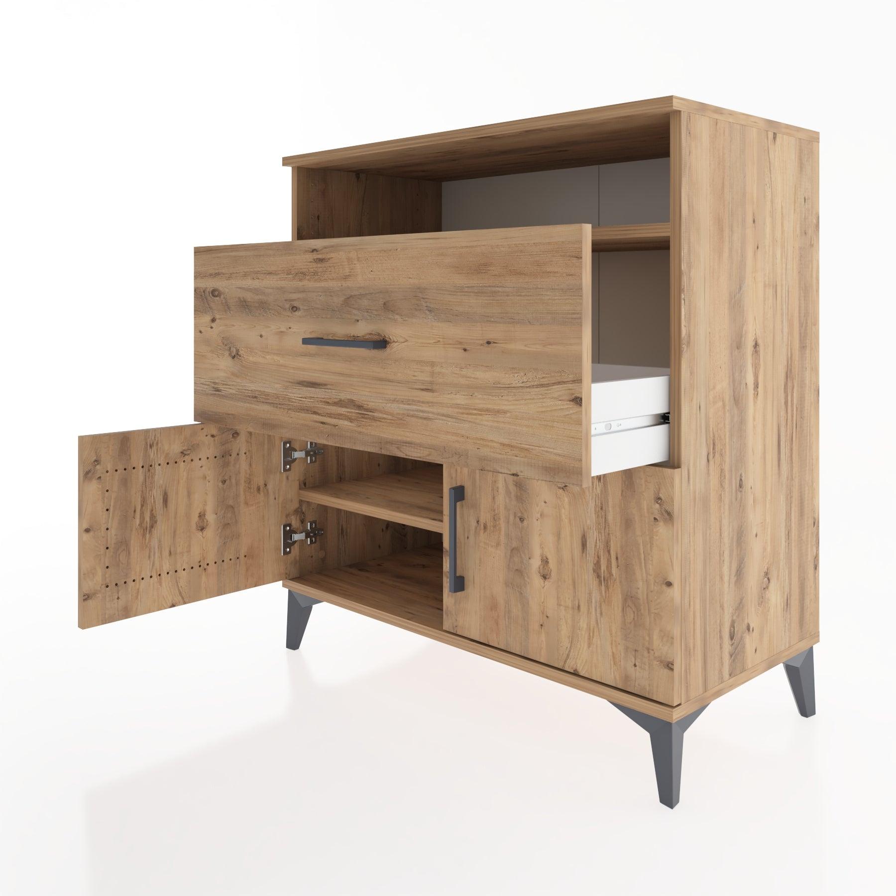 Woodntry Modular Dresser Pine 88x44x84 cm Functional F117-3