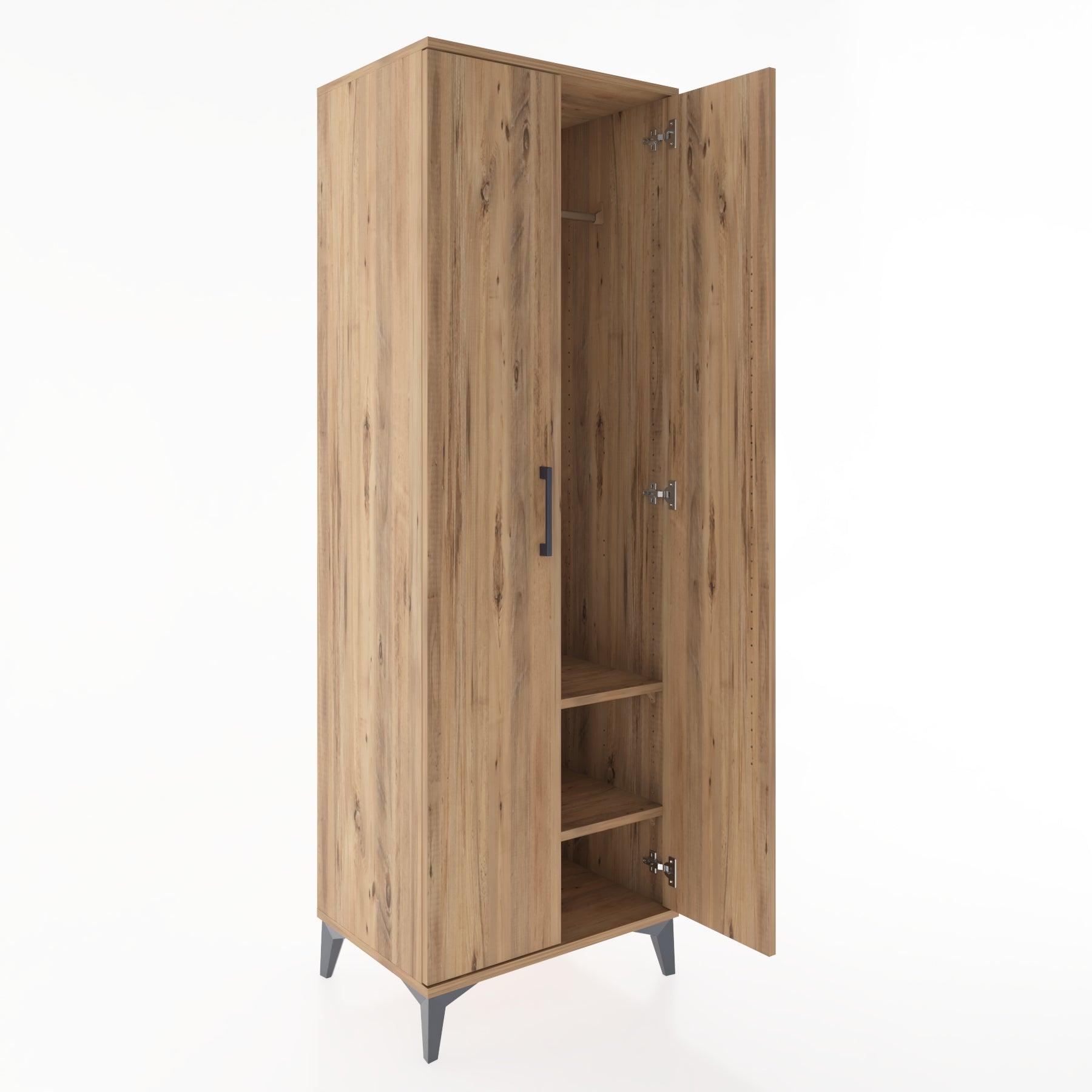 Woodntry Modular Cabinet Pine 60x44x170 cm with Cover K31-3