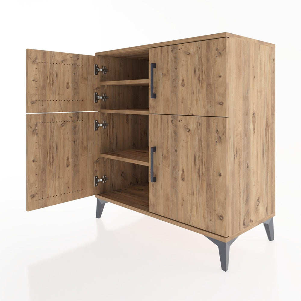 Woodntry Modüler Şifonyer Çam 88x44x84 cm Kapaklı K53-3