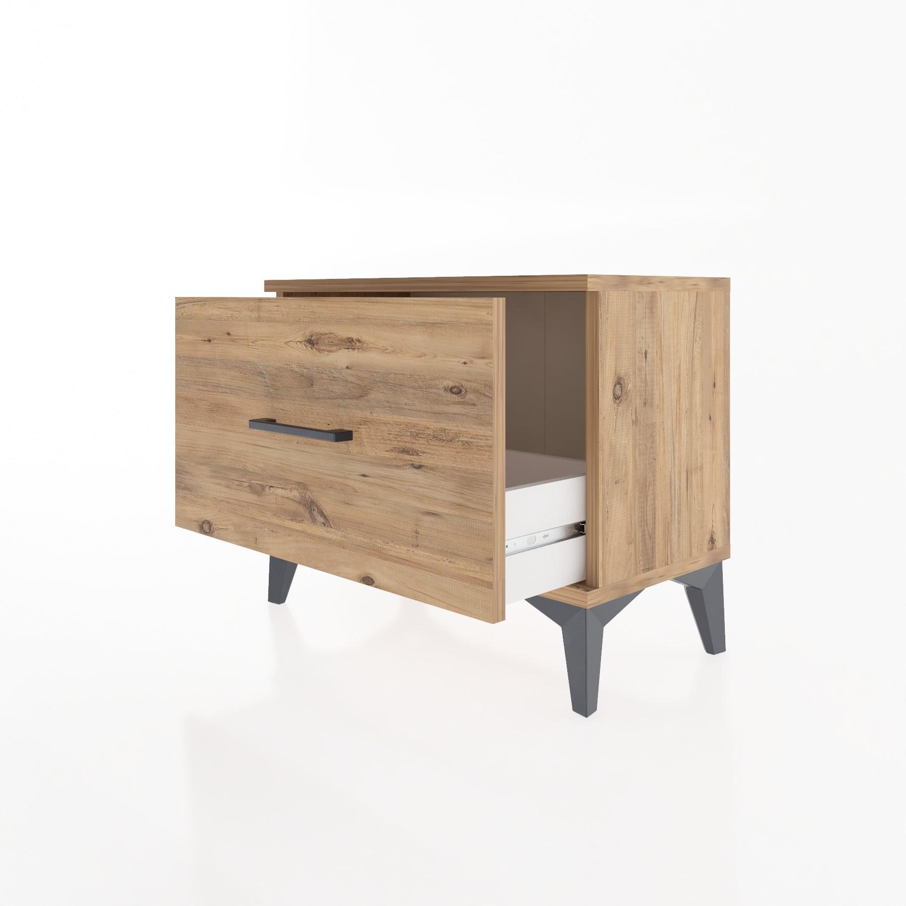 Woodntry Modular Nightstand Pine 60x30x36 cm Drawer C1-3