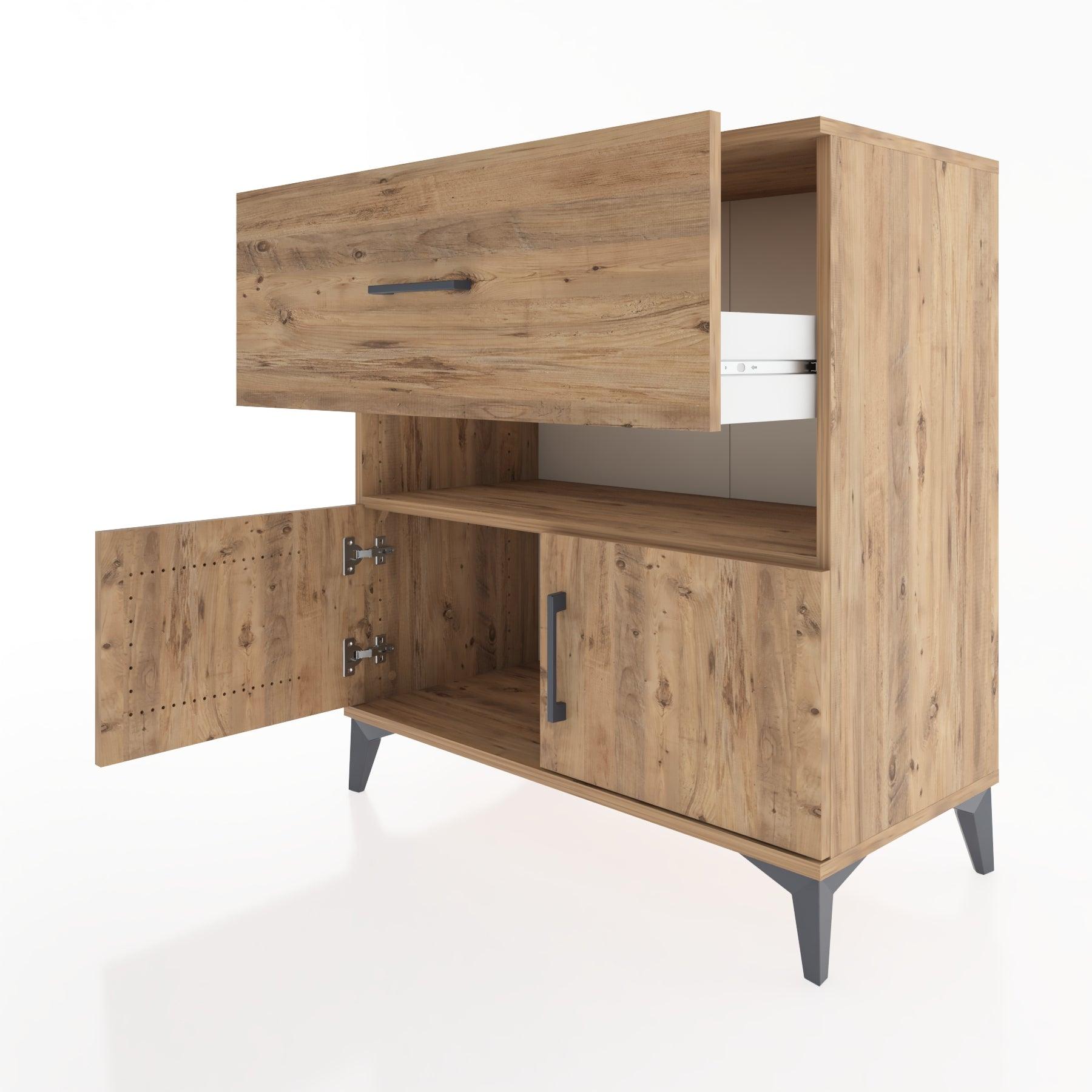 Woodntry Modular Dresser Pine 88x44x84 cm Functional F108-3