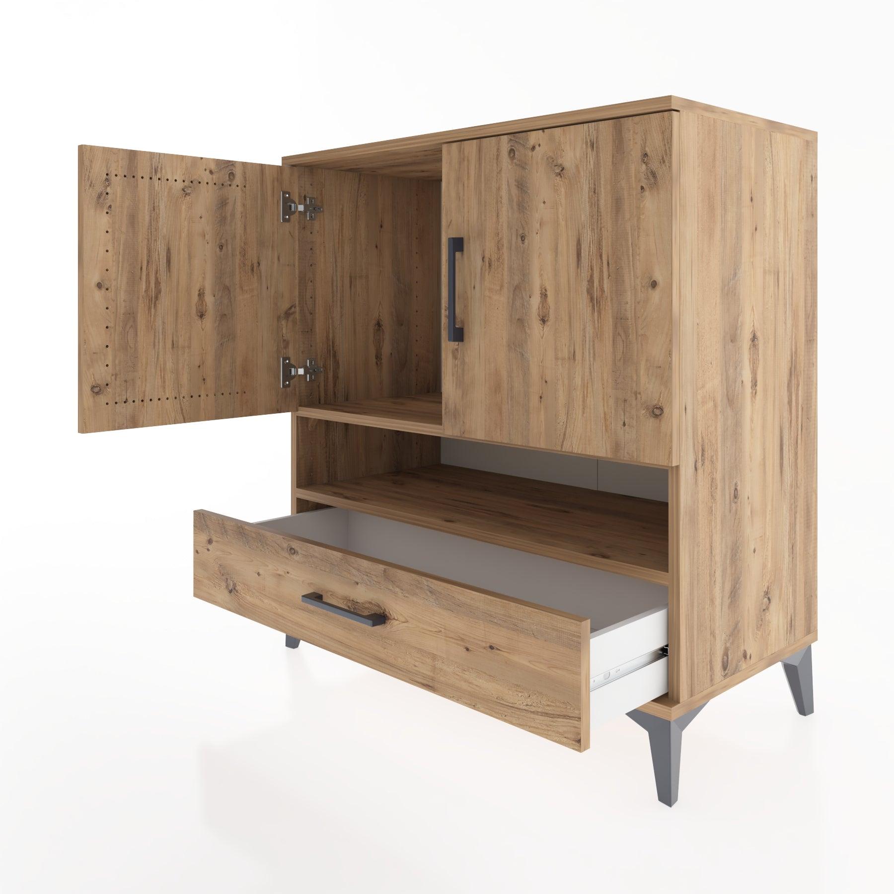 Woodntry Modular Dresser Pine 88x44x84 cm Functional F30-3