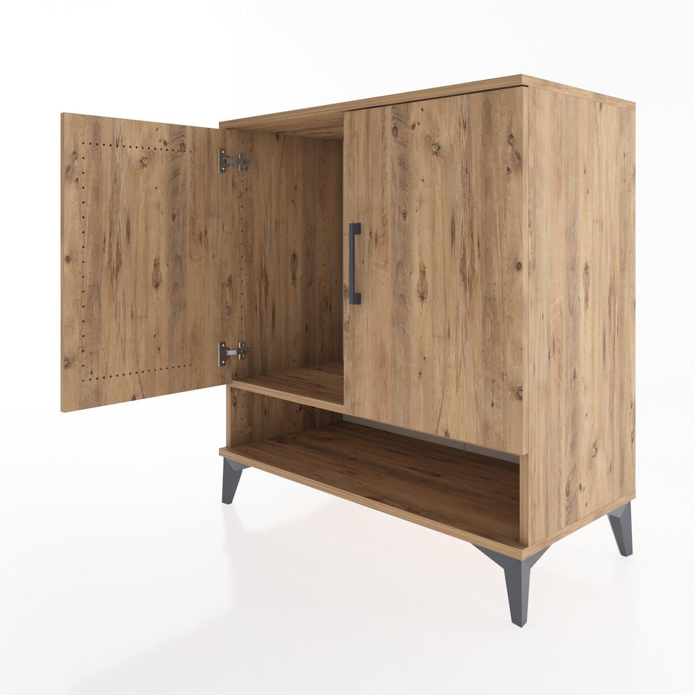 Woodntry Modular Dresser Pine 88x44x84 cm with Cover and Shelf KR77-3