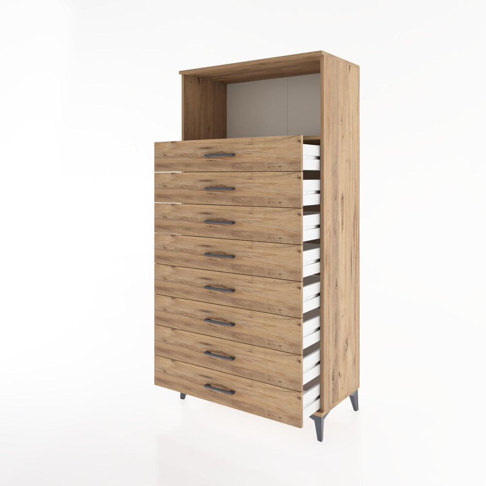 Woodntry Modular Cabinet Pine 88x44x170 cm with Drawers and Shelves CR32-3