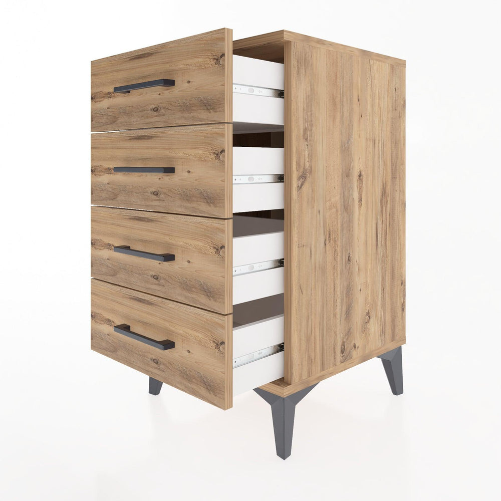 Woodntry Modular Nightstand Pine 44x44x68 cm Drawer C1-3