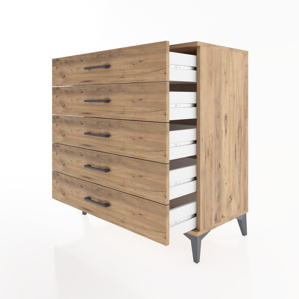 Woodntry Modular Dresser Pine 88x44x84 cm Drawer C9-3