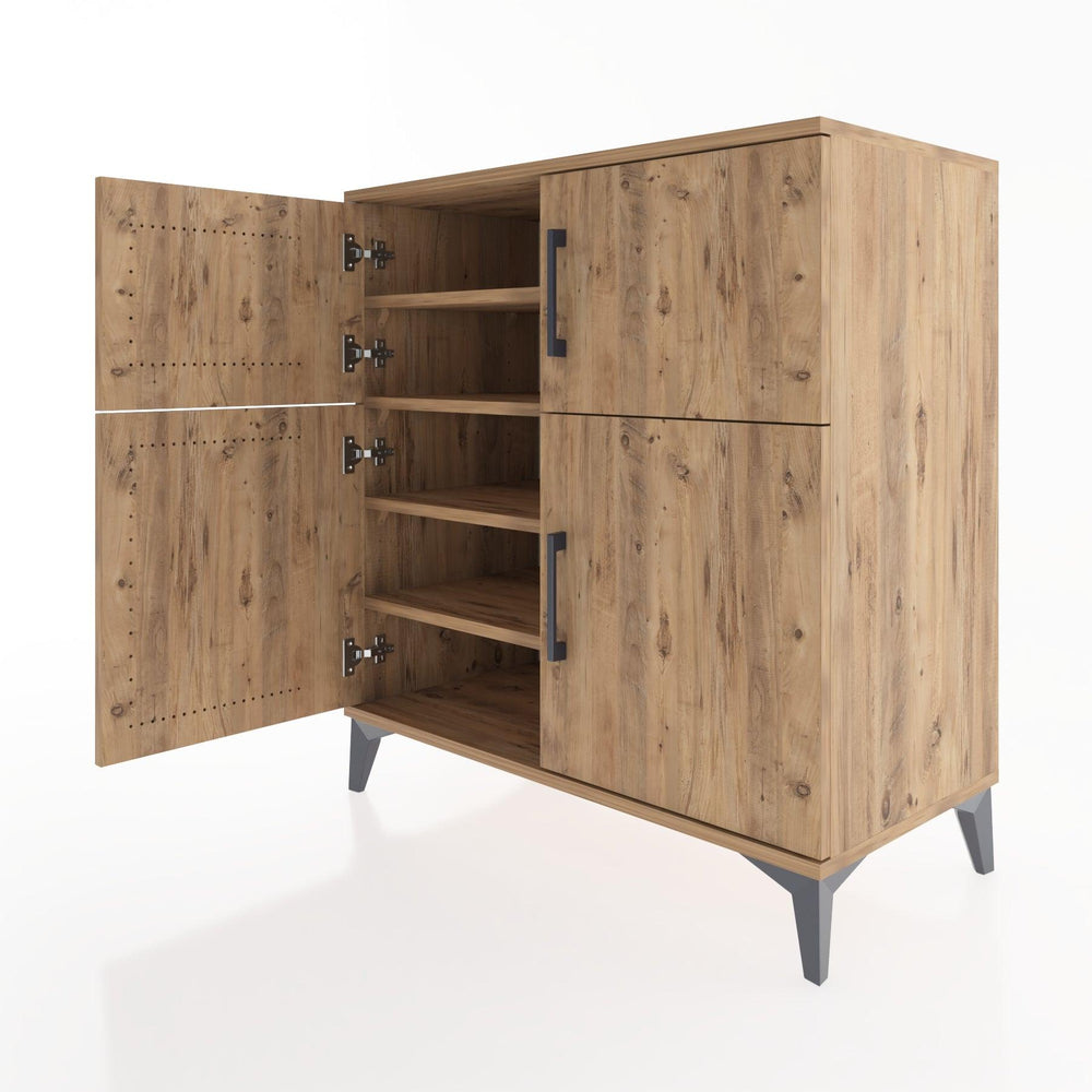 Woodntry Modüler Şifonyer Çam 88x44x84 cm Kapaklı K52-3