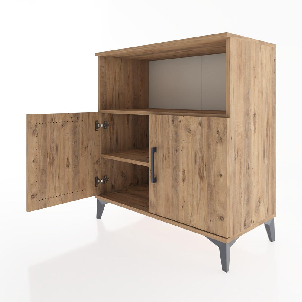 Woodntry Modular Dresser Pine 88x44x84 cm with Cover and Shelf KR41-3