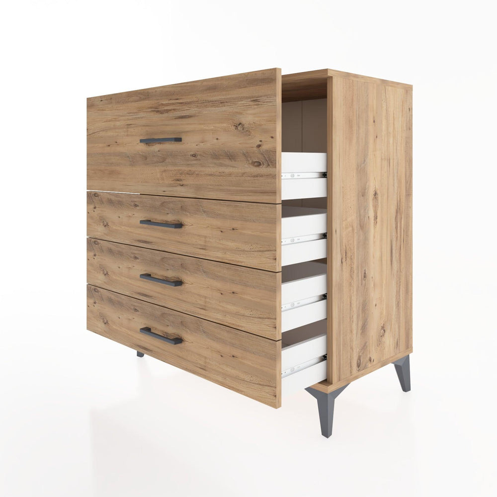 Woodntry Modüler Şifonyer Çam 88x44x84 cm Çekmeceli C7-3