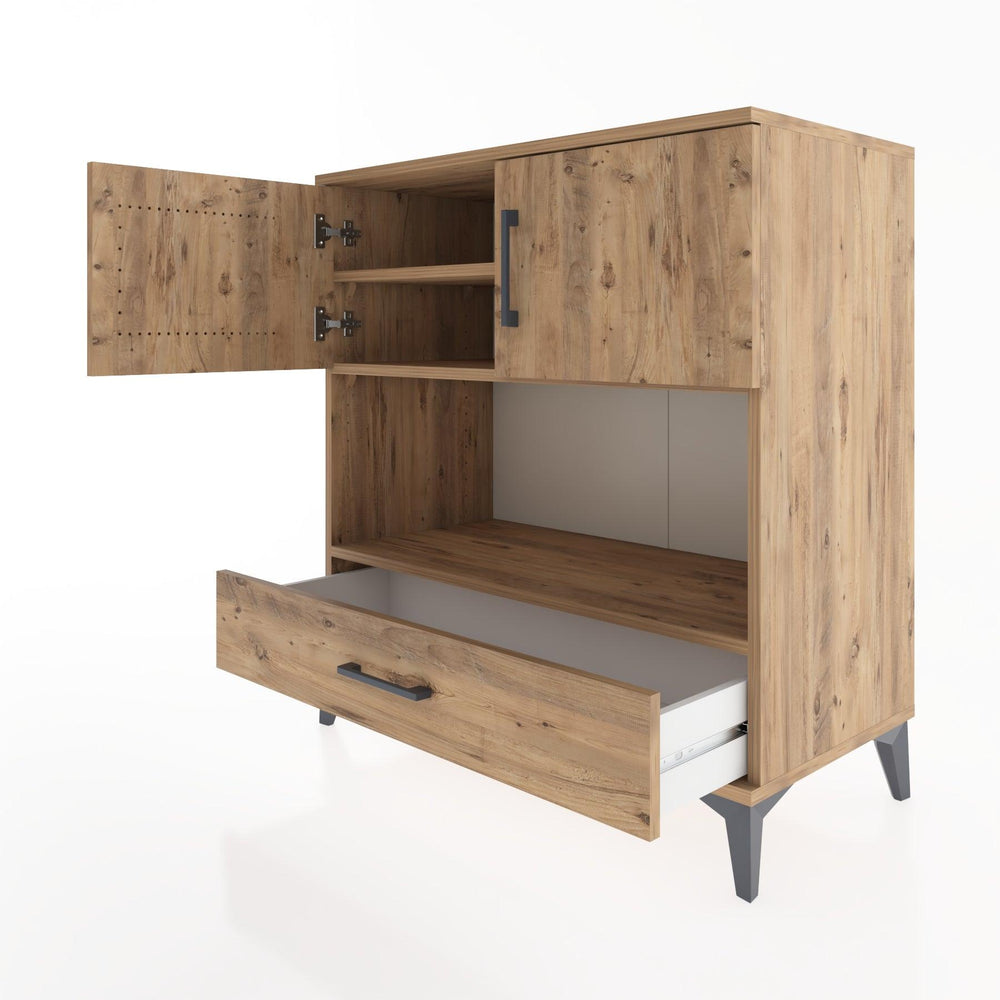 Woodntry Modüler Şifonyer Çam 88x44x84 cm Fonksiyonel F95-3