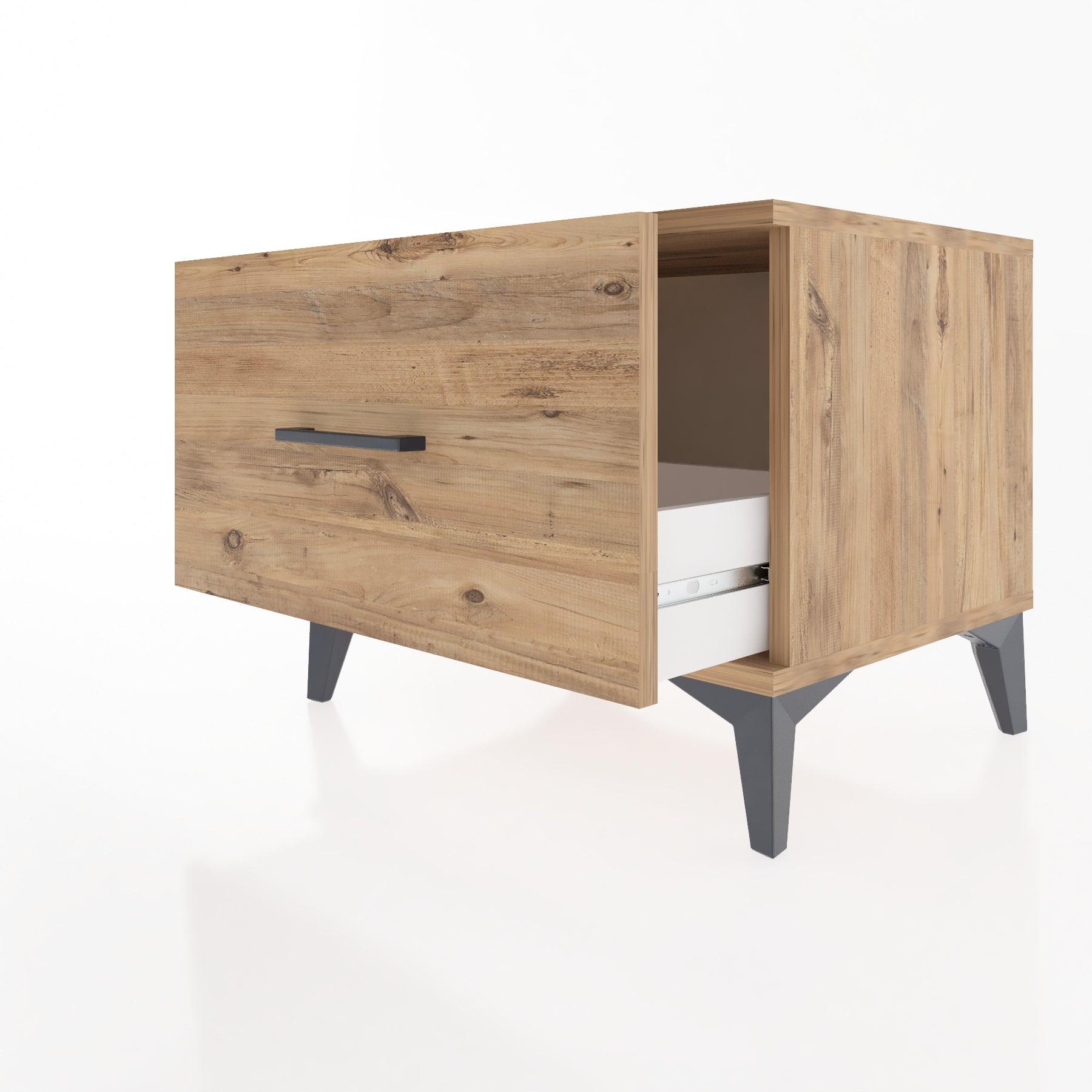 Woodntry Modular Nightstand Pine 60x44x68 cm Drawer C1-3