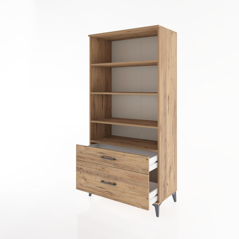 Woodntry Modular Cabinet Pine 88x44x170 cm with Drawers and Shelves CR43-3