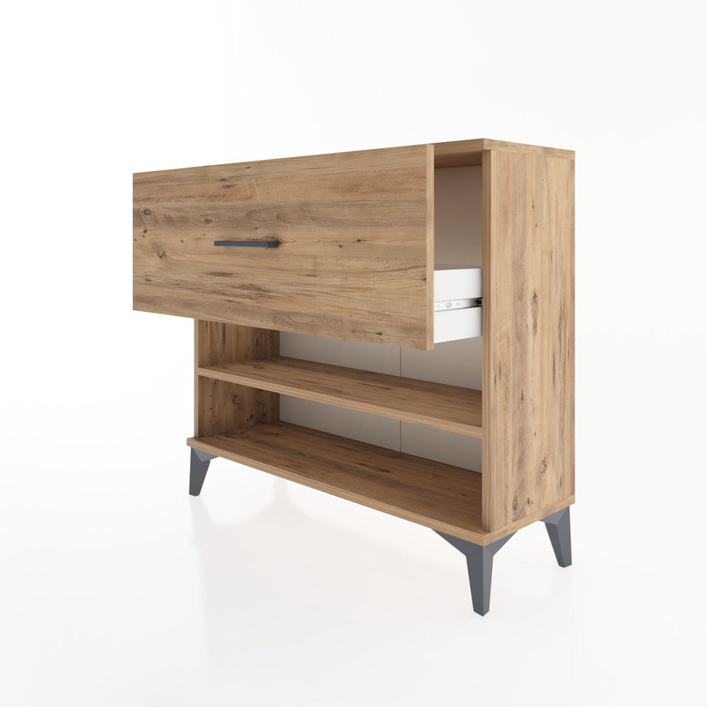 Woodntry Modüler Şifonyer Çekmece ve Raf 88x30x68 cm Çam - Woodntry