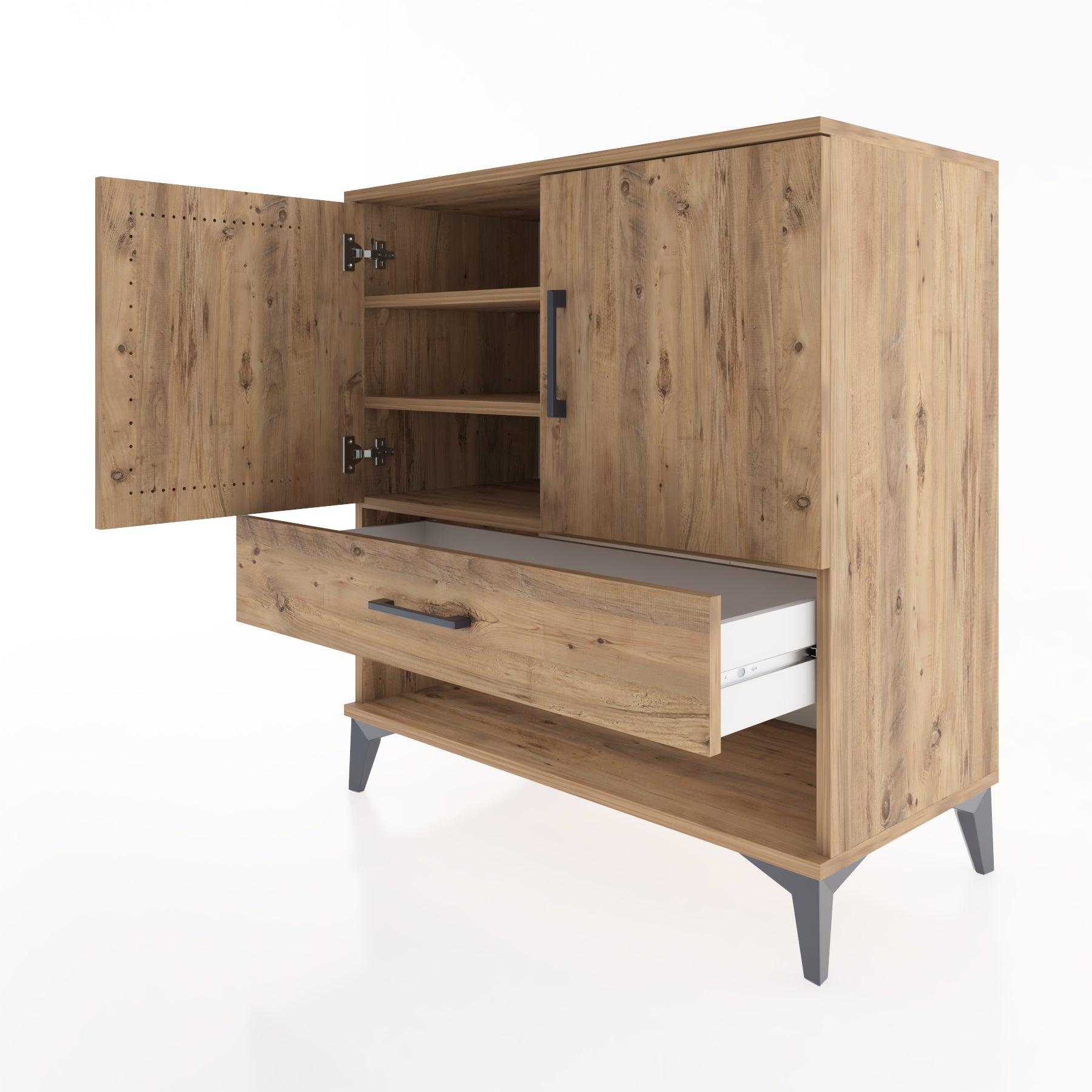 Woodntry Modular Dresser Pine 88x44x84 cm Functional F25-3
