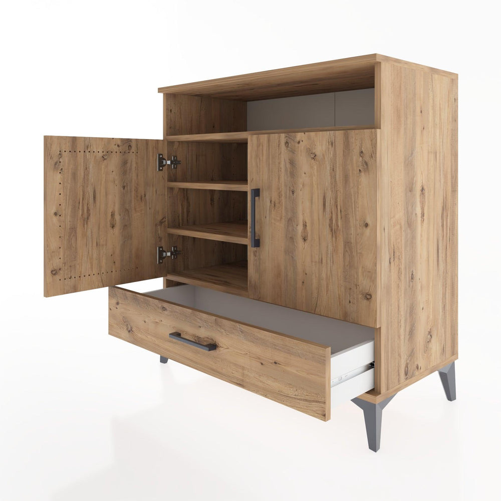 Woodntry Modüler Şifonyer Çam 88x44x84 cm Fonksiyonel F61-3