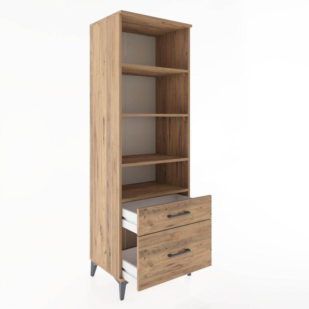 Woodntry Modular Cabinet Pine 60x44x170 cm with Drawers and Shelves CR43-3