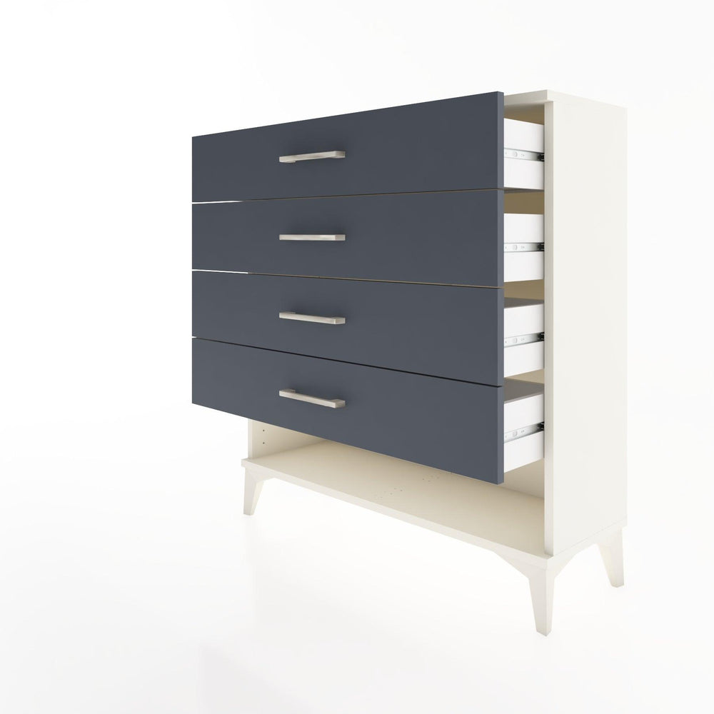 Woodntry Modular Dresser Moonstone 88x30x84 cm with Drawers and Shelves CR2-1