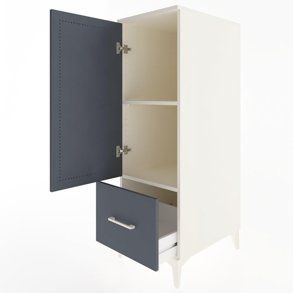 Woodntry Modular Cabinet Moonstone 44x30x122 cm with Doors and Drawers KC2-1