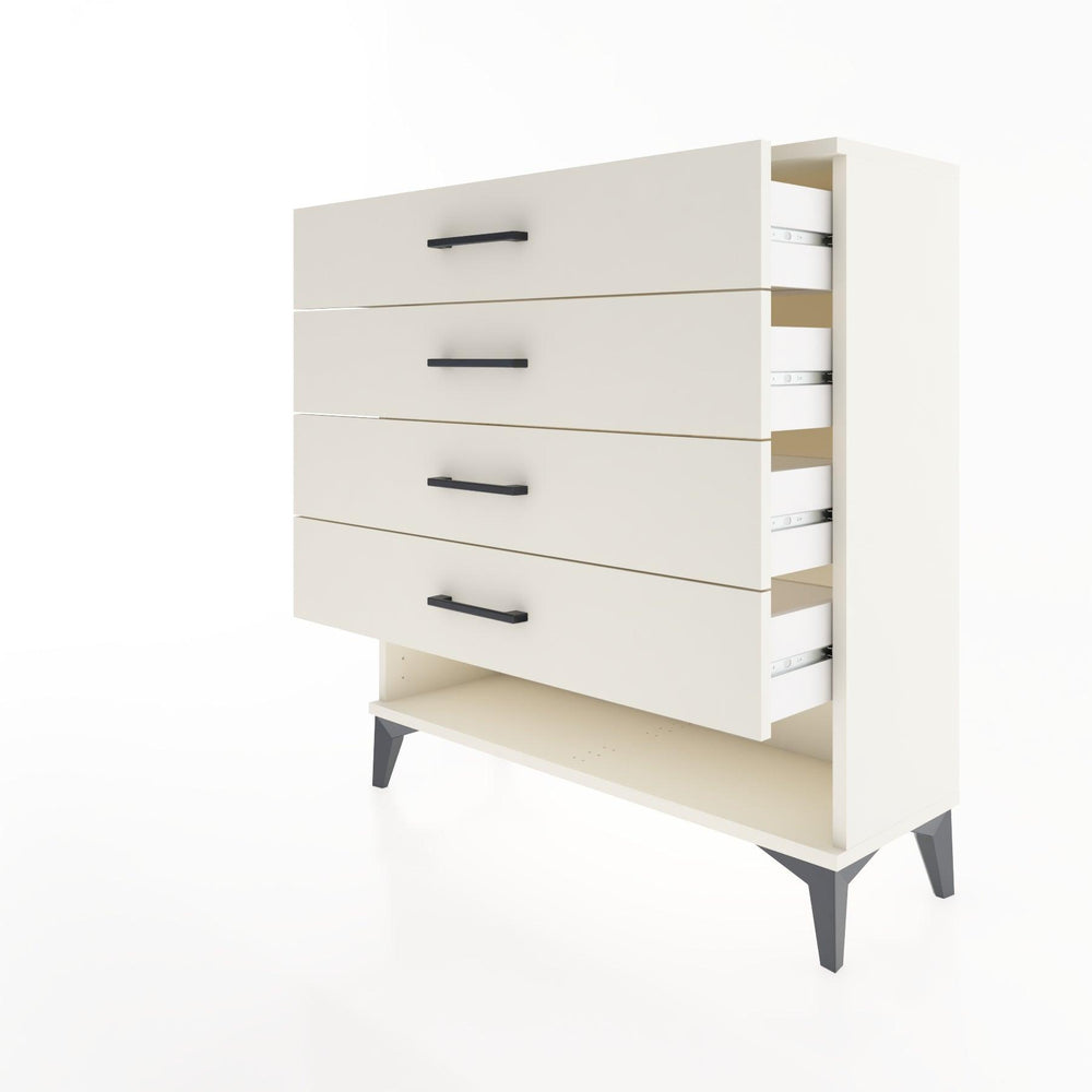 Woodntry Modular Dresser Moonstone 88x30x84 cm with Drawers and Shelves CR2-1