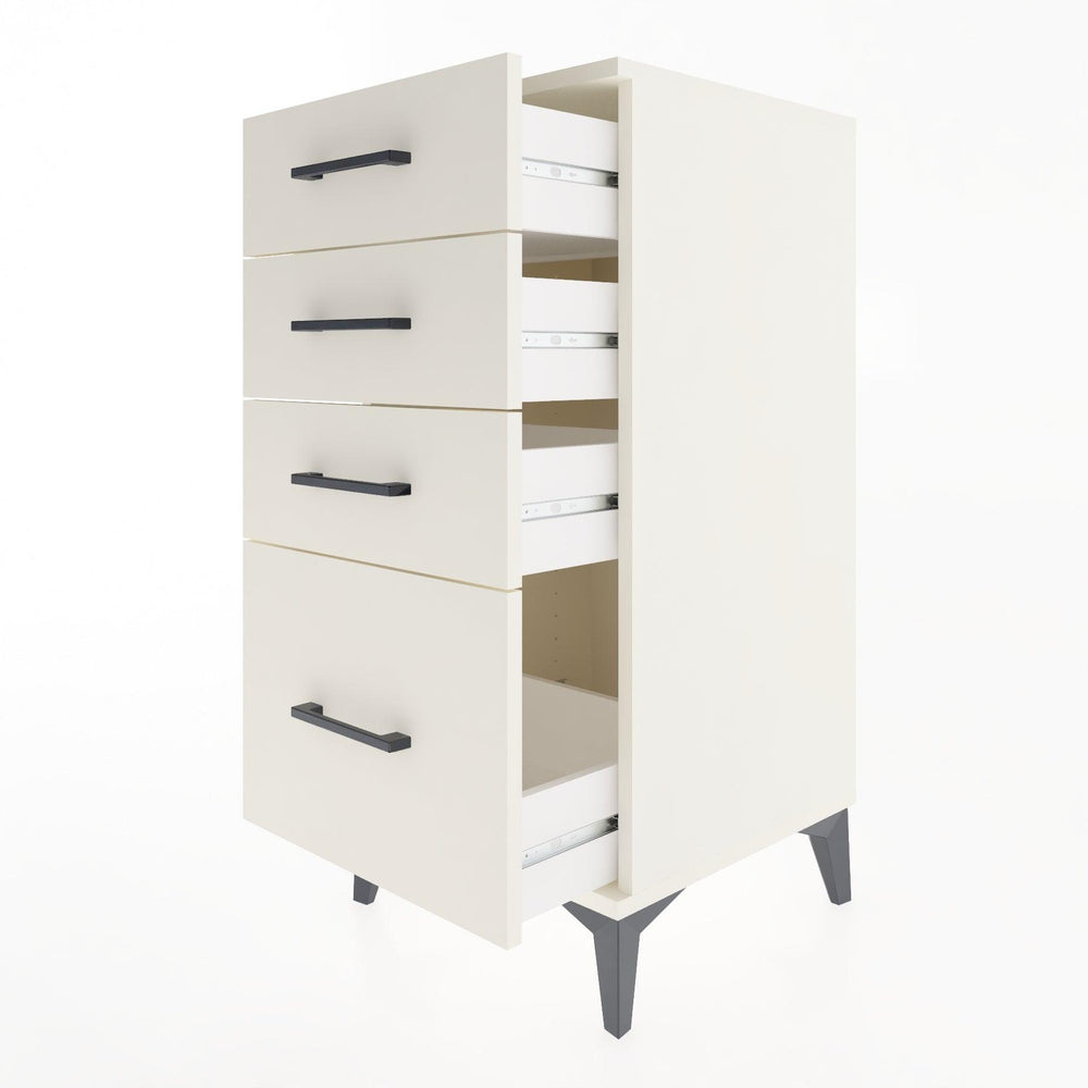 Woodntry Modular Nightstand Moonstone 44x44x84 cm Drawer C2-1