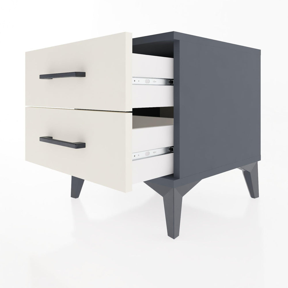 Woodntry Modular Nightstand Anthracite 44x44x36 cm Drawer C2-2