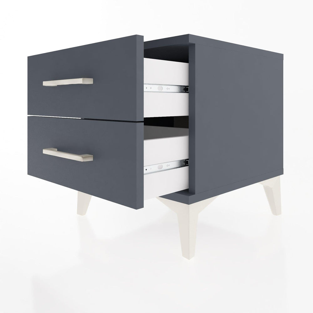 Woodntry Modular Nightstand Anthracite 44x44x36 cm Drawer C2-2