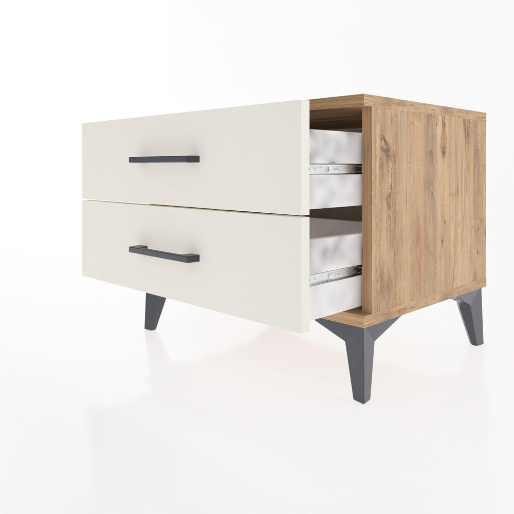 Woodntry Modular Nightstand Pine 60x44x68 cm Drawer C2-3