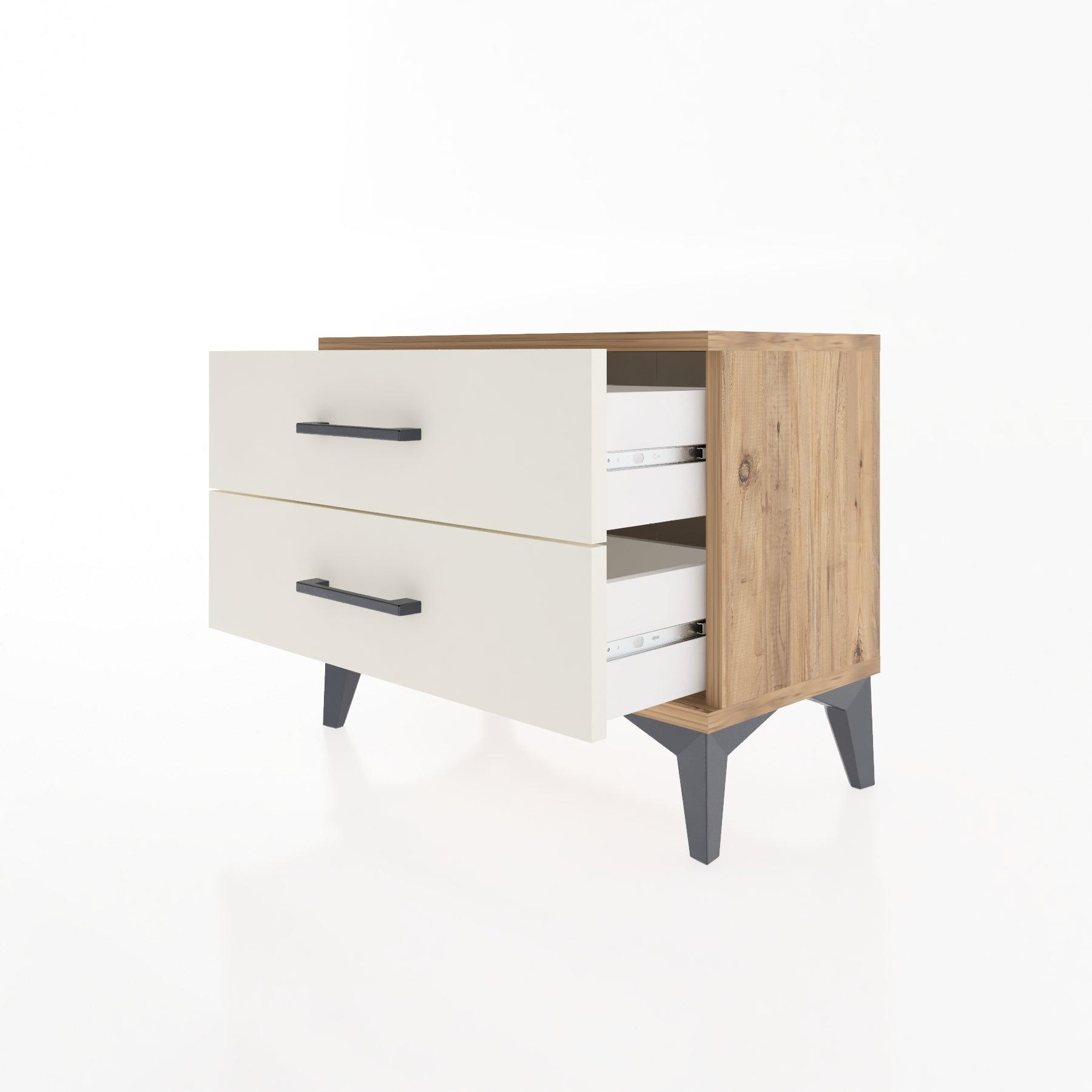 Woodntry Modular Nightstand Pine 60x30x36 cm Drawer C2-3