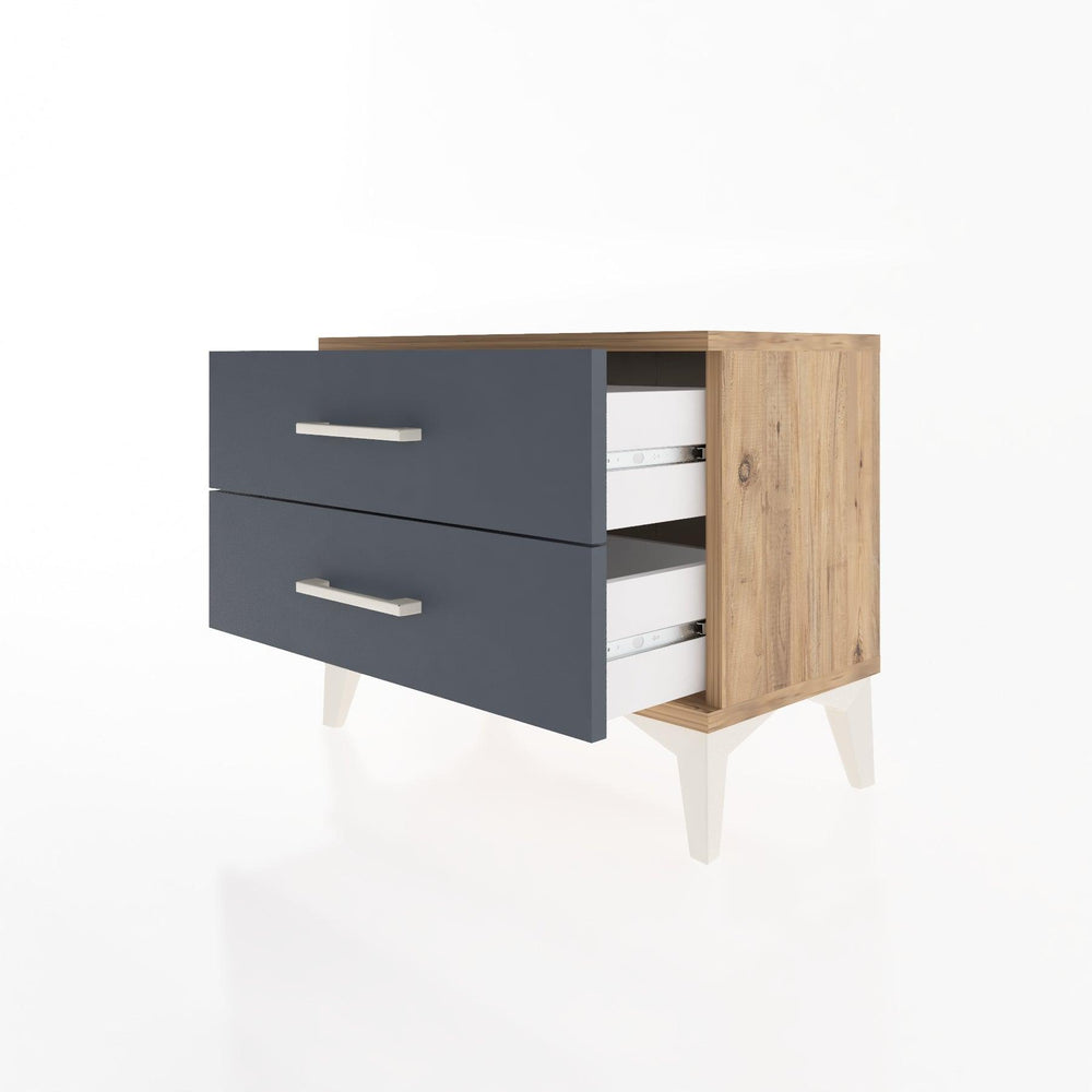 Woodntry Modular Nightstand Pine 60x30x36 cm Drawer C2-3