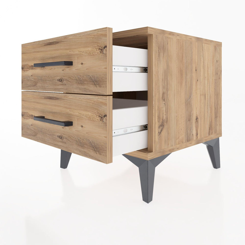 Woodntry Modular Nightstand Pine 44x44x36 cm Drawer C2-3