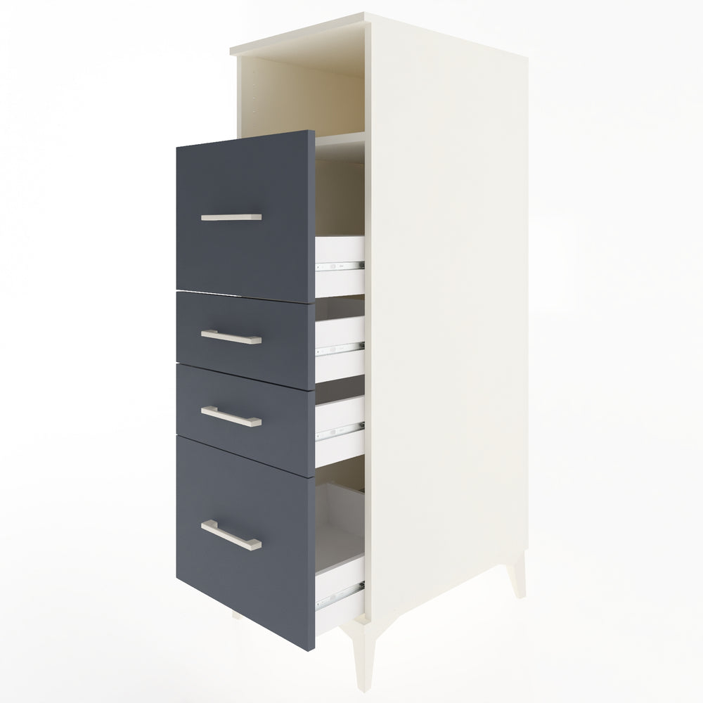 Woodntry Modular Cabinet Moonstone 44x59x122 cm with Drawers and Shelves CR103-1