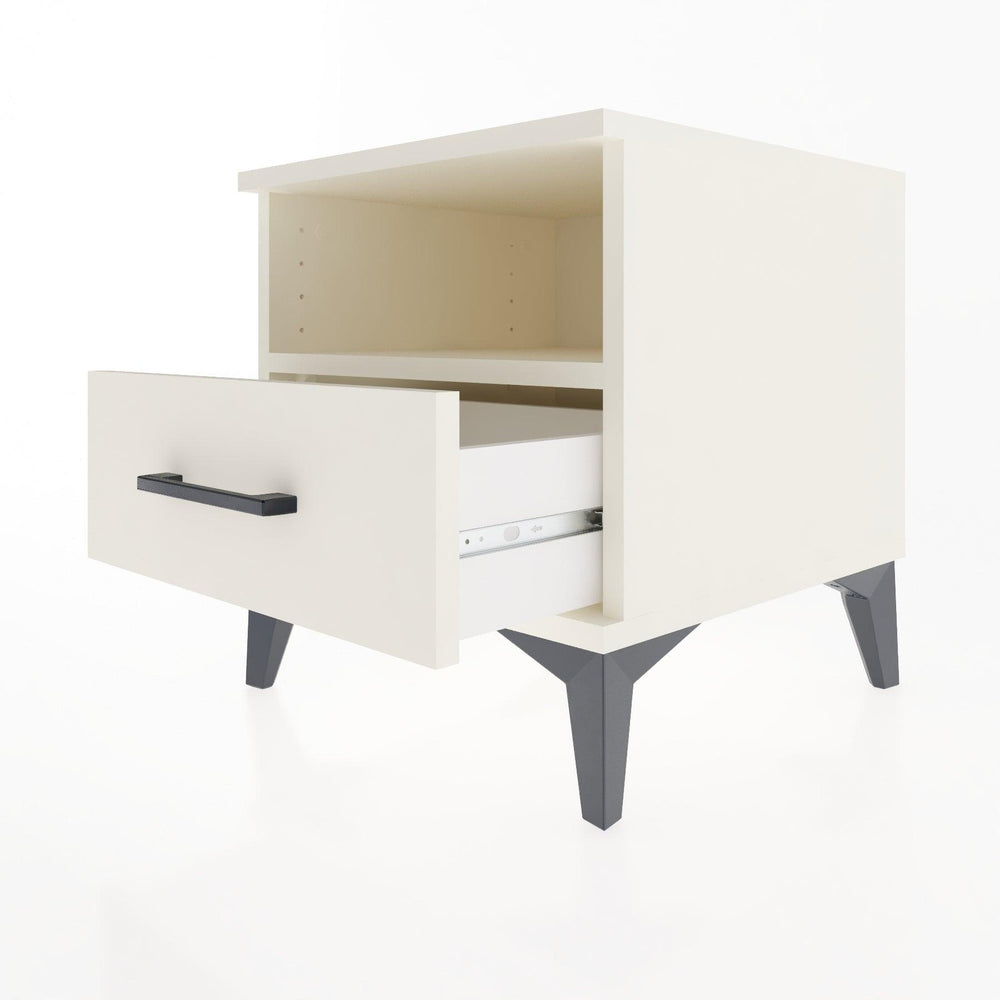 Woodntry Modüler Komodin Aytaşı 44x44x36 cm Çekmeceli ve Raflı CR3-1